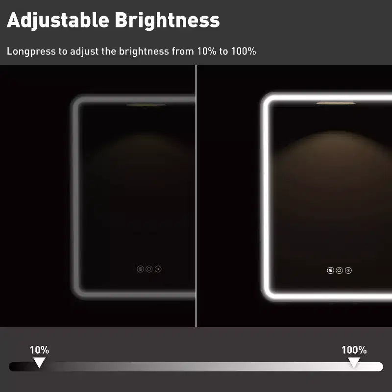 Ντουλάπι μπάνιου με καθρέφτη και φωτισμό LED, Μαύρο / Λευκό / Χρυσό, Μονή πόρτα, Δεξιά ή αριστερή φορά ανοίγματος, Χωνευτό ή επιτοίχιο