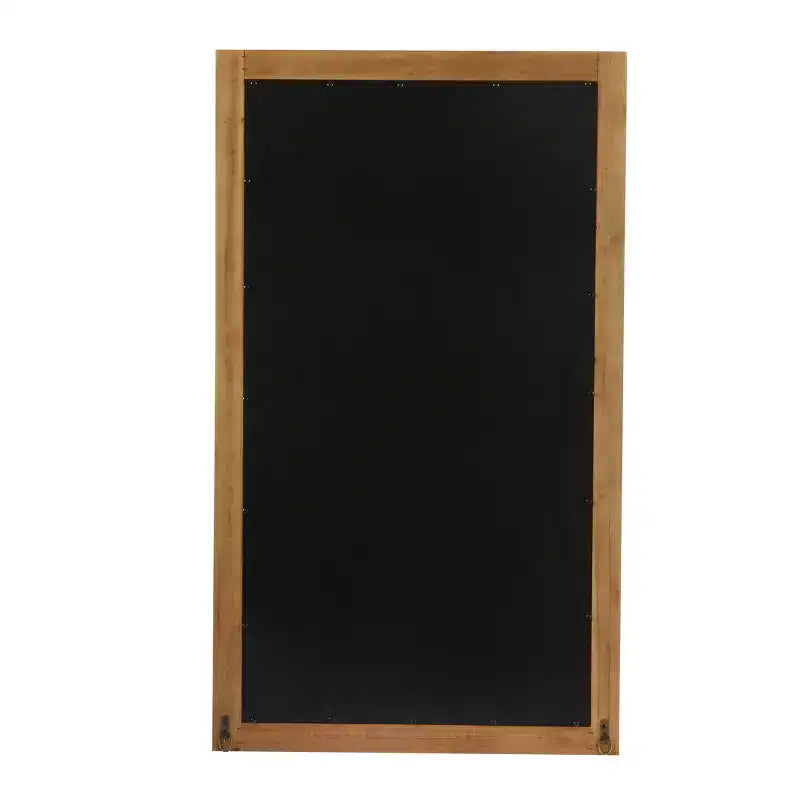 48"x28" Modern Rectangular Wood Carved Beaded Wall Mirror, White, No Assembly Required