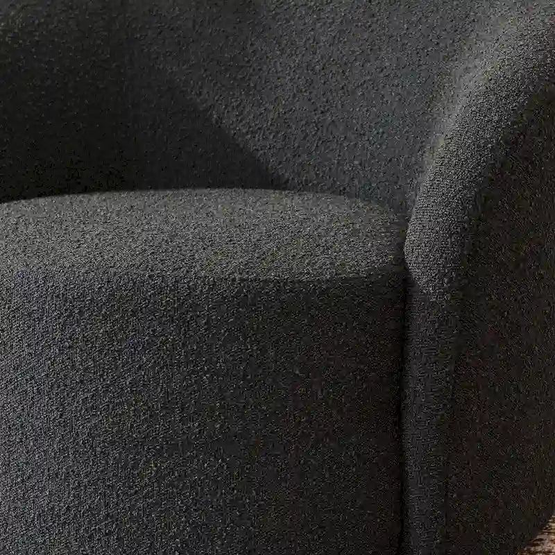 KINWELL Πολυθρόνα Barrel με περιστρεφόμενη βάση, 34" (Σετ των 2)