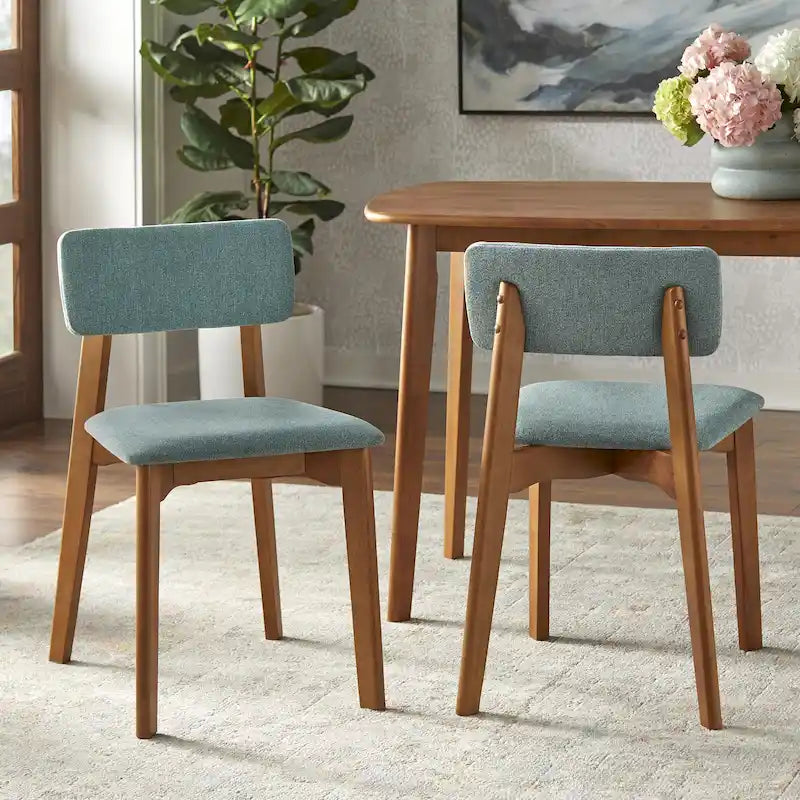 Σετ τραπεζαρίας 4 τεμαχίων από μασίφ ξύλο Nettie, Simple Living