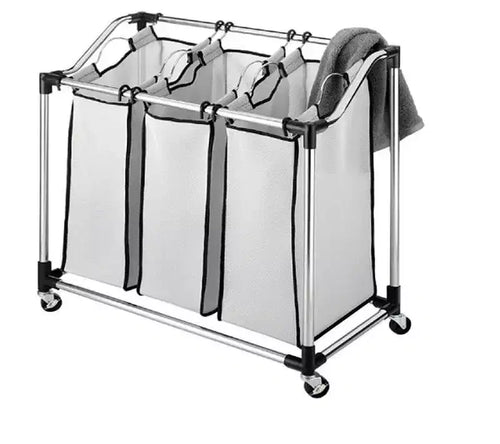 Whitmor Laundry Sorter, Duramesh Nylon, Gray