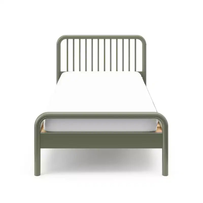 Porto Twin Bed Frame, Classic Kids Bed with Sturdy Wood Construction