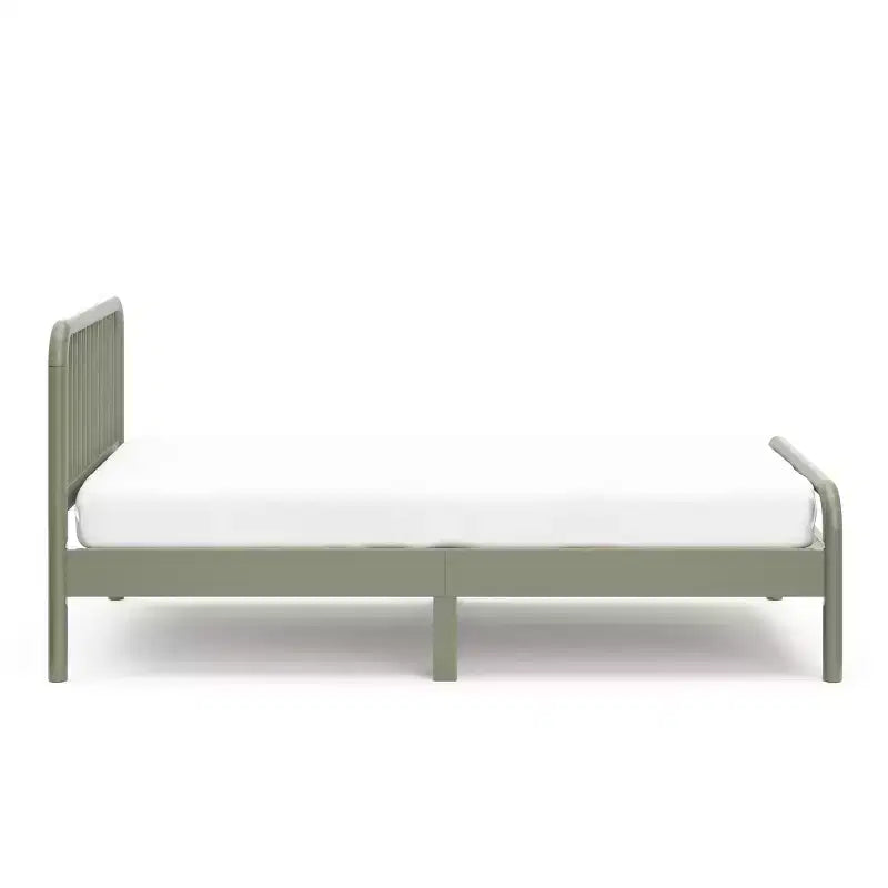 Porto Twin Bed Frame, Classic Kids Bed with Sturdy Wood Construction