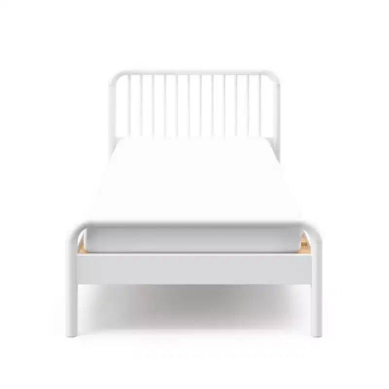 Porto Twin Bed Frame, Classic Kids Bed with Sturdy Wood Construction