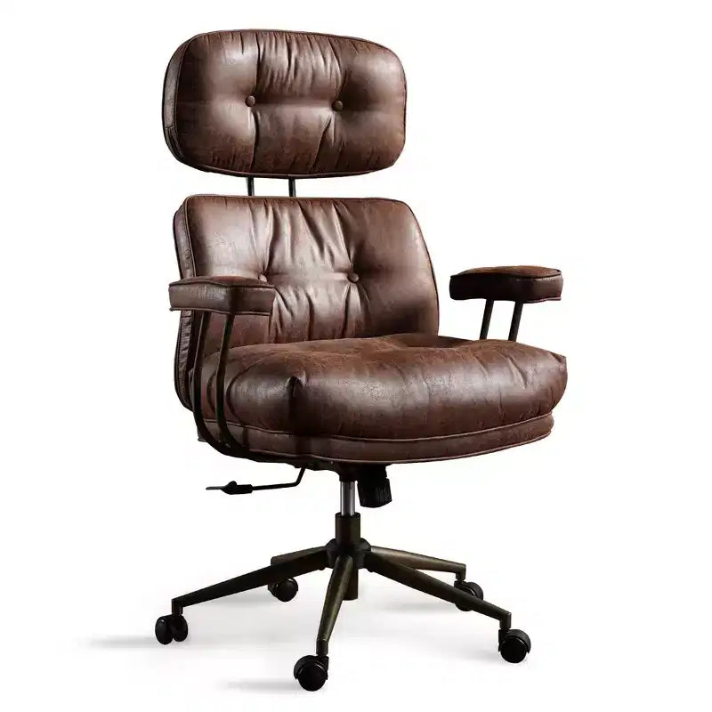 High Back Executive Office Chair with Recline Function, Ergonomic Lumbar & Neck Support, Desk Chair