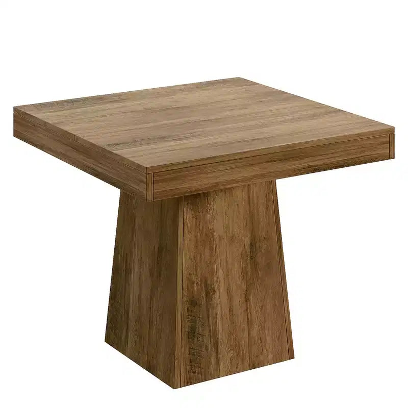 31.5-Inch Square Farmhouse Dining Table, Small Kitchen Dinner Table for 2-4