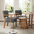 Modern Accent Chair with Wood Frame for Living Room, Bedroom and Dining Room