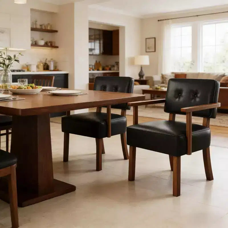 Modern Accent Chair with Wood Frame for Living Room, Bedroom and Dining Room