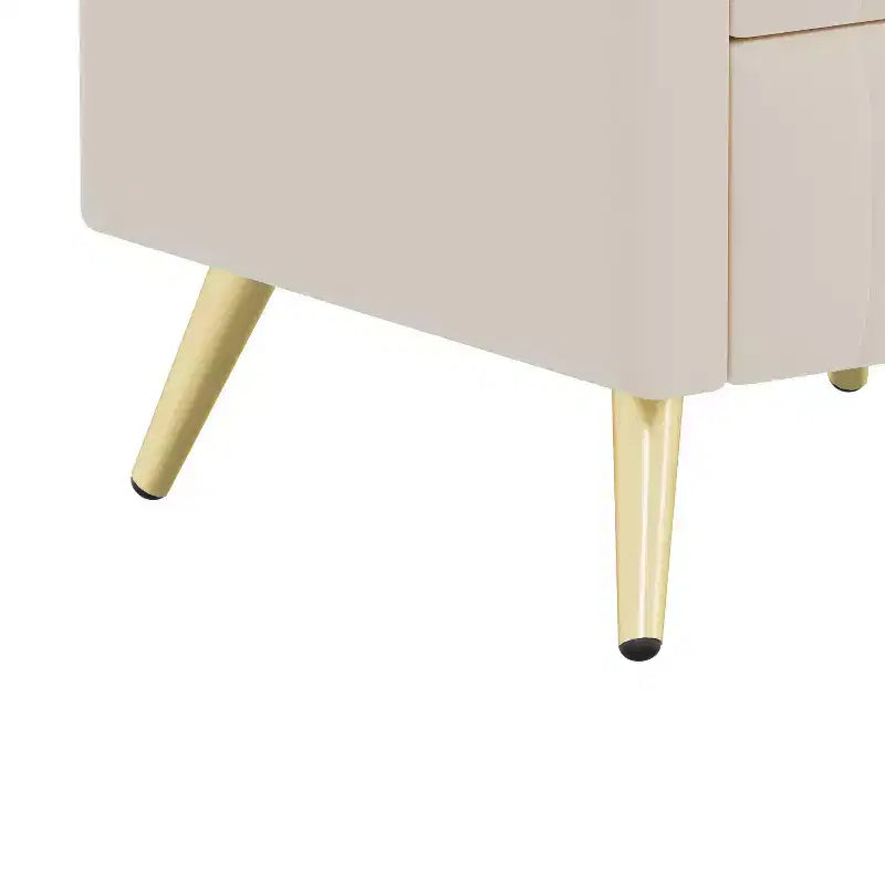 Modern Nightstand 3-Drawer Door Cabinet