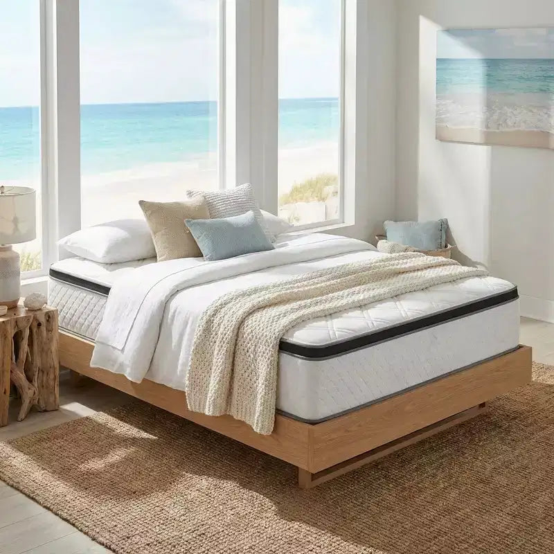 Atlas Mattress 12 Twin Innerspring Mattress, Breathable Cover, Firm Firmness