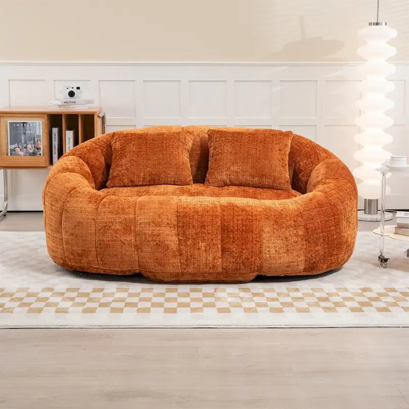 Πολυθρόνα Σακούλα Chenille Lazy Sofa