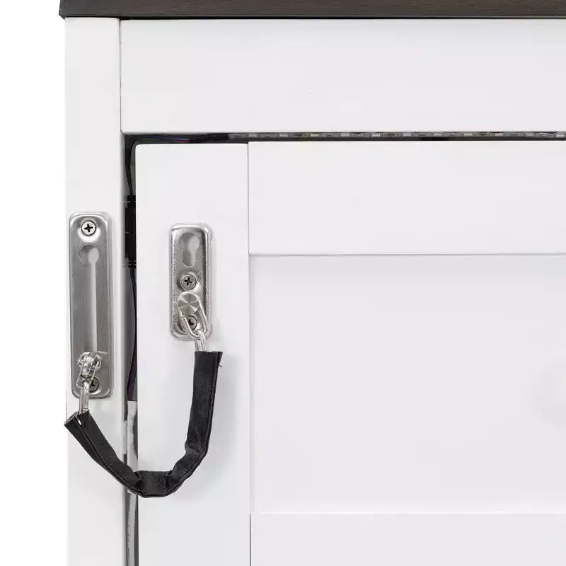 Επικλινές κρεβάτι (Murphy bed) μεγέθους Twin με φως LED, που αναδιπλώνεται σε ντουλάπι, κρυφό επιτοίχιο κρεβάτι για ξενώνα