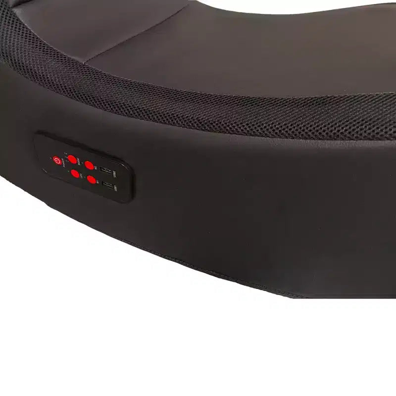 Πτυσσόμενη καρέκλα gaming δαπέδου GDFStudio Claudia με Bluetooth και λειτουργία μασάζ δόνησης