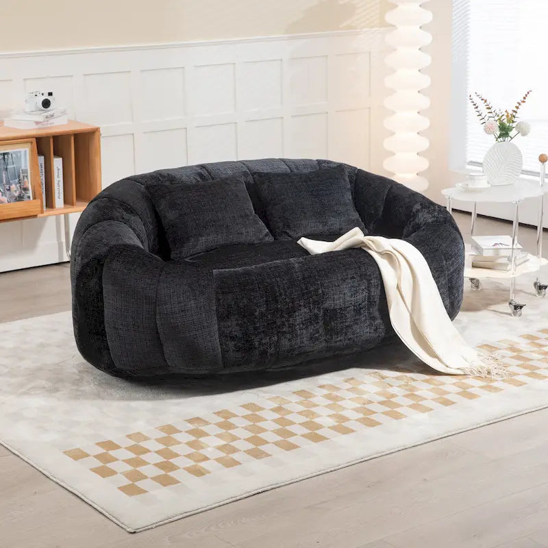 GDFStudio - Καναπές 2 Θέσεων Laurel Chenille Lazy με Αφρό Υψηλής Πυκνότητας και Υπερμεγέθη Άνεση
