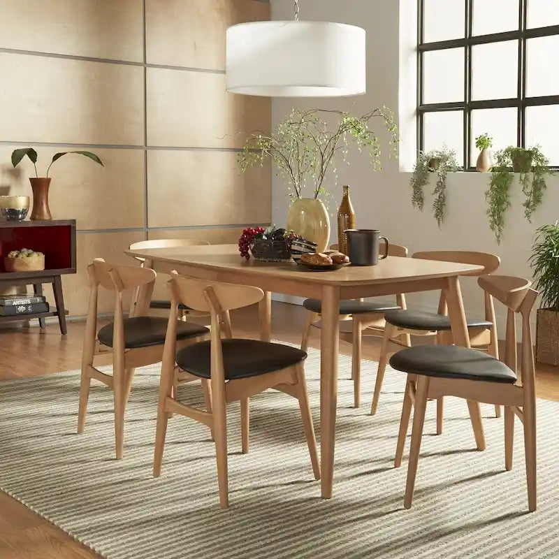 Σετ τραπεζαρίας Norwegian Danish Oak Tapered από την iNSPIRE Q Modern