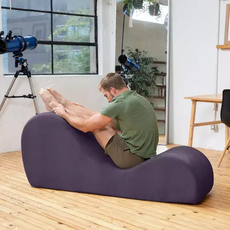 Ανάκλιντρο Yoga Avana Sleek - Κατασκευασμένο στις ΗΠΑ - Ιδανικό για διατάσεις, χαλάρωση, άσκηση και πολλά άλλα, 60 Β x 18 Π x 26 Υ ίντσες, Ανοιχτό Γκρι