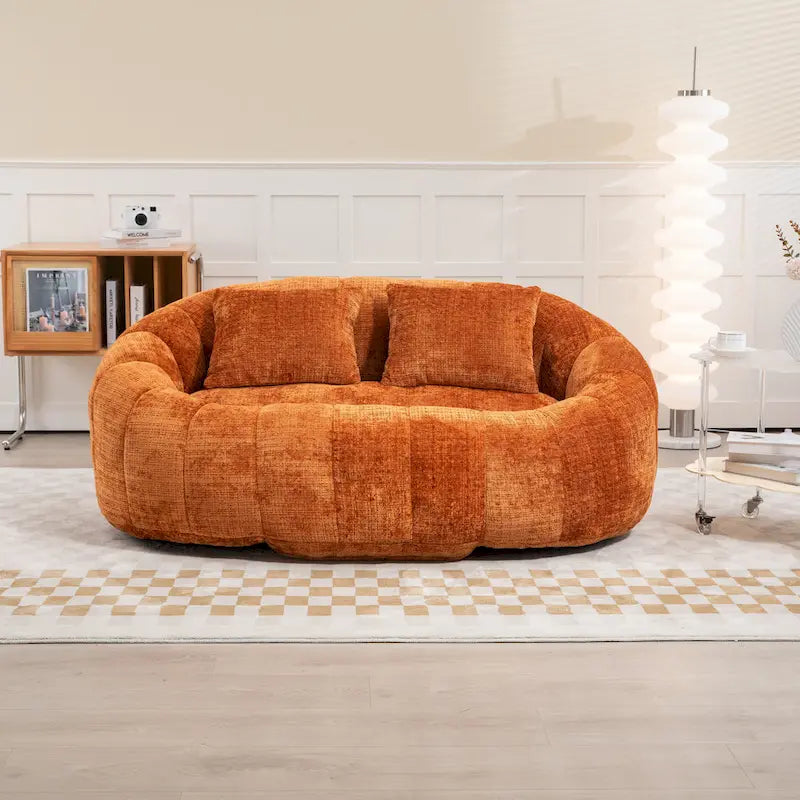 GDFStudio - Καναπές 2 Θέσεων Laurel Chenille Lazy με Αφρό Υψηλής Πυκνότητας και Υπερμεγέθη Άνεση