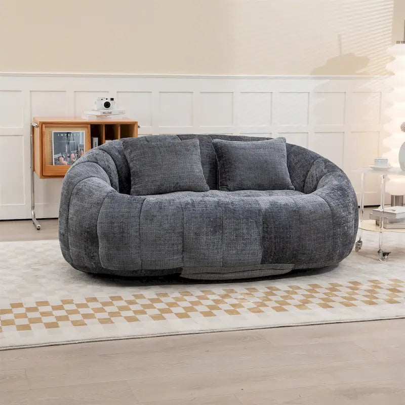 Πολυθρόνα Σακούλα Chenille Lazy Sofa