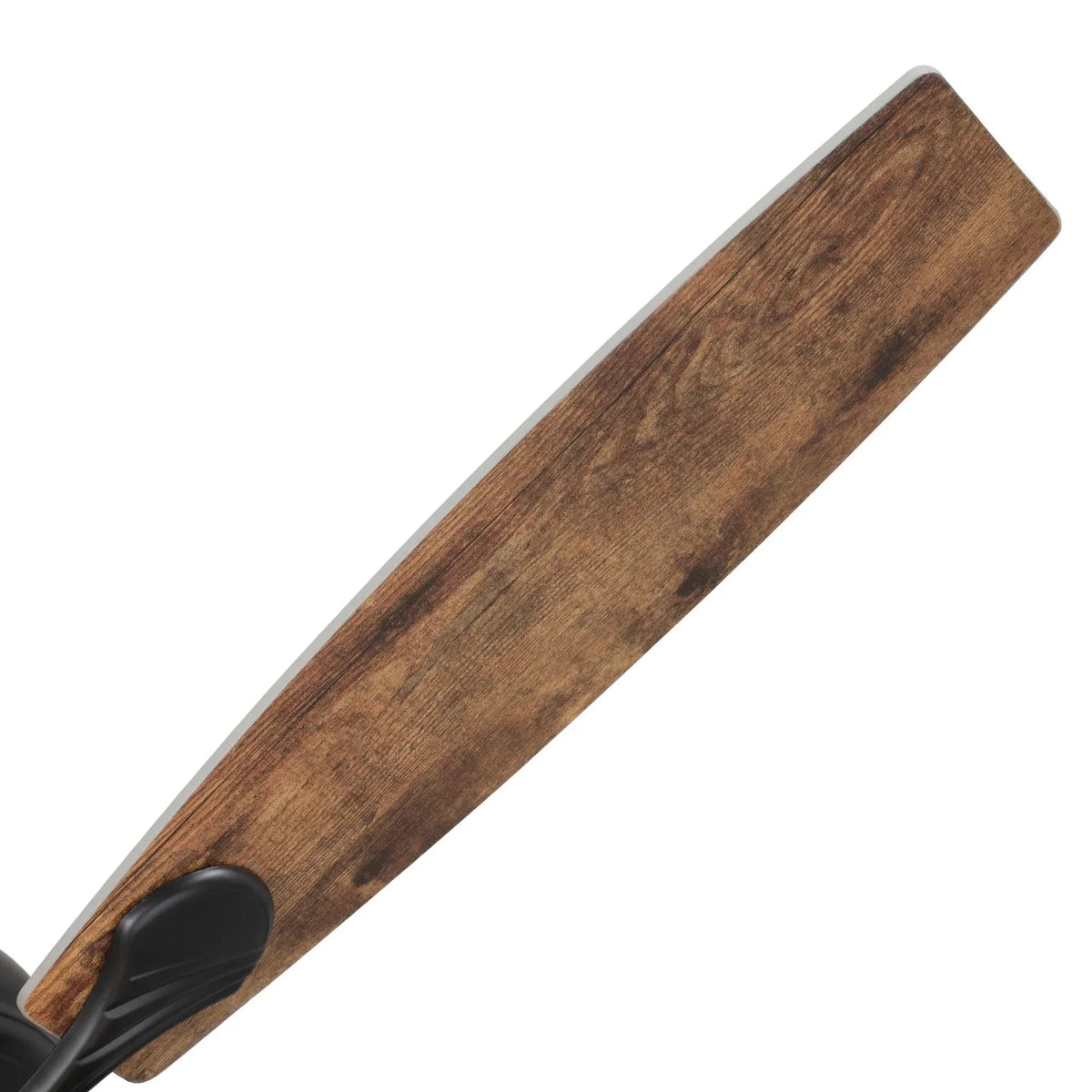 52 Farmhouse Driftwood 5-Blade Black Caged Ceiling Fan with Remote