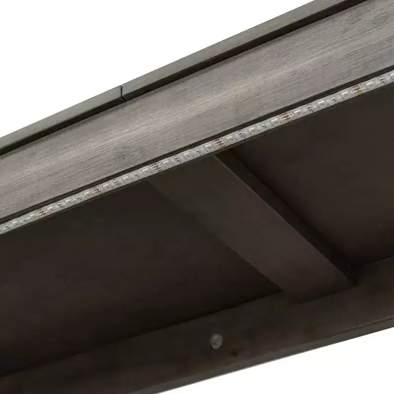 Επικλινές κρεβάτι (Murphy bed) μεγέθους Twin με φως LED, που αναδιπλώνεται σε ντουλάπι, κρυφό επιτοίχιο κρεβάτι για ξενώνα
