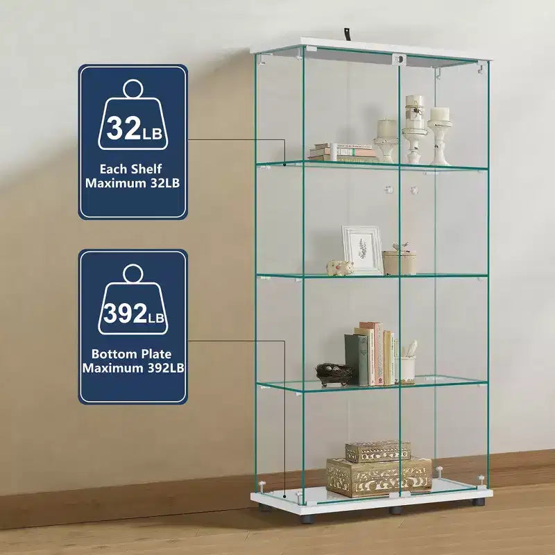 Βιτρίνα από γυαλί 64.5 X 32 με κλειδαριά