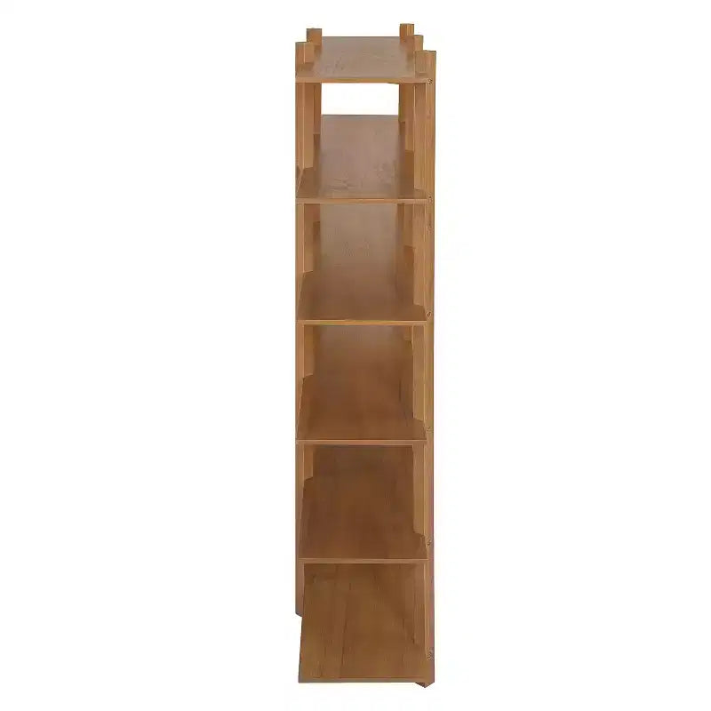 Ράφι Βιβλιοθήκη Christopher Knight Home Elliot Modern Wood 6 Επιπέδων Ανοιχτής Αποθήκευσης