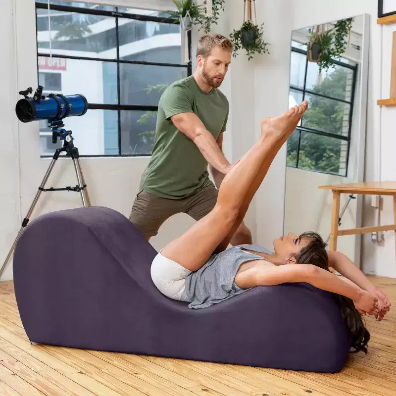 Ανάκλιντρο Yoga Avana Sleek - Κατασκευασμένο στις ΗΠΑ - Ιδανικό για διατάσεις, χαλάρωση, άσκηση και πολλά άλλα, 60 Β x 18 Π x 26 Υ ίντσες, Ανοιχτό Γκρι