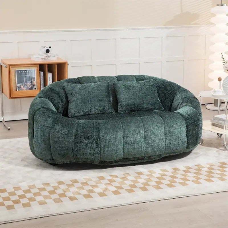 Πολυθρόνα Σακούλα Chenille Lazy Sofa