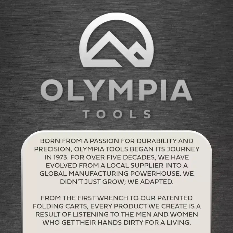Πάγκος εργασίας Olympia Tools 60 από σκληρό ξύλο καουτσουκόδεντρου, 4 συρτάρια, χωρητικότητα βάρους 450 λίβρες