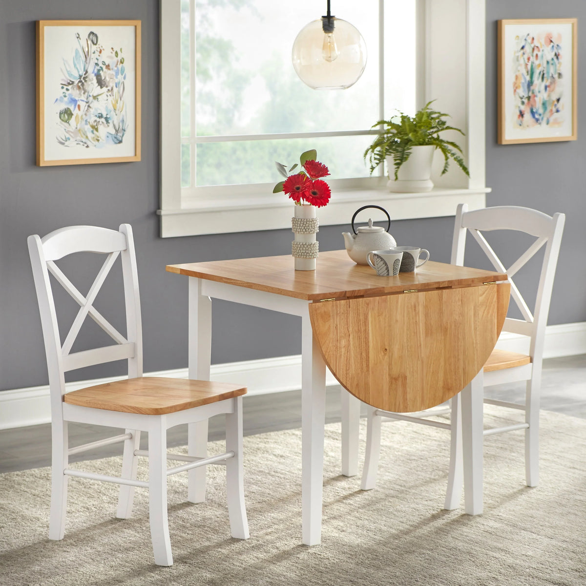 Simple Living Country Cottage Dining Chairs (Set of 2)