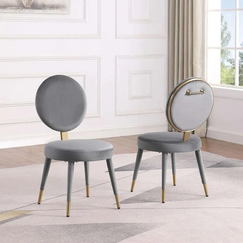 Σετ Τραπεζαρίας Morden Fort Modern Luxury 5 Τεμαχίων με Στρογγυλό Τραπέζι και Καρέκλες
