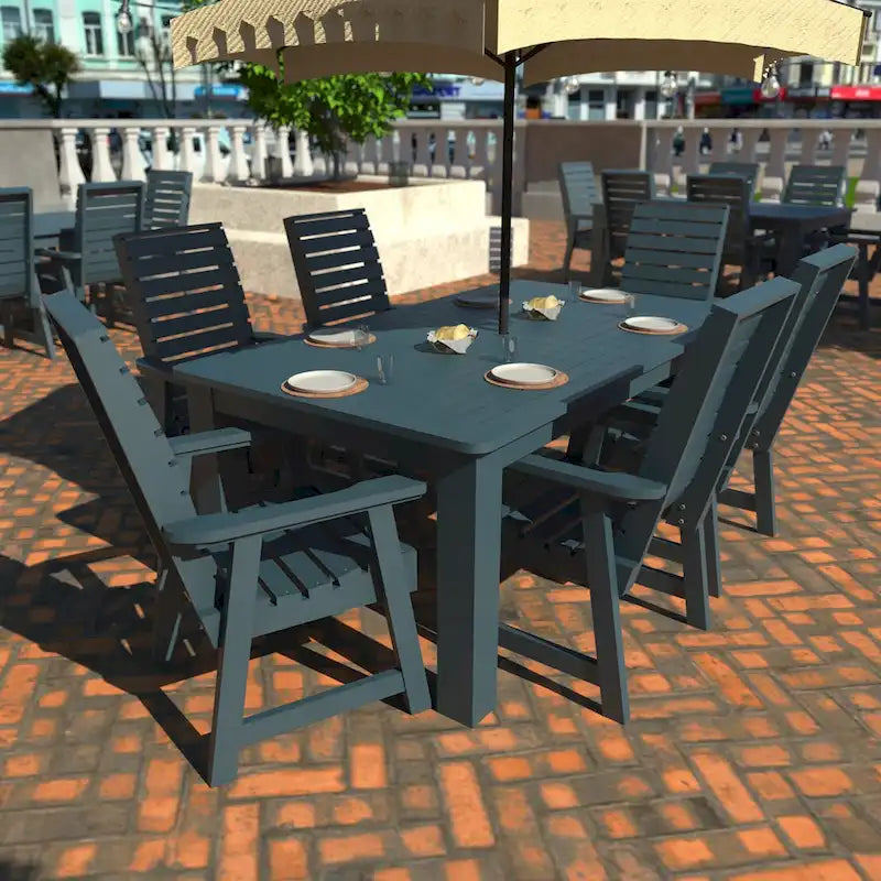 HIGHWOOD PROFESSIONAL 7- Piece Outdoor Dining Set 42x72