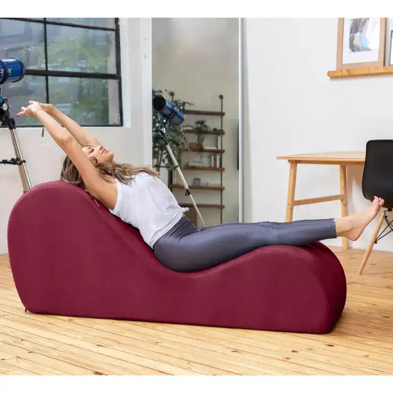 Ανάκλιντρο Yoga Avana Sleek - Κατασκευασμένο στις ΗΠΑ - Ιδανικό για διατάσεις, χαλάρωση, άσκηση και πολλά άλλα, 60 Β x 18 Π x 26 Υ ίντσες, Ανοιχτό Γκρι