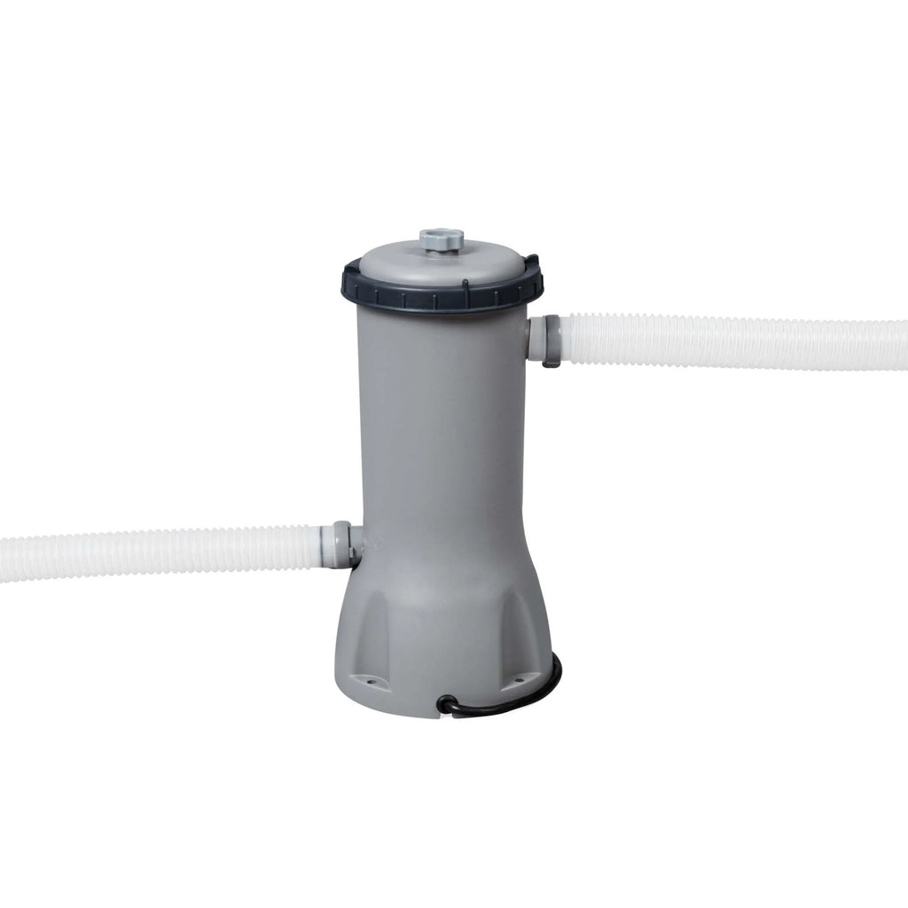 Στρογγυλή υπέργεια πισίνα Bestway Steel Pro MAX με αντλία και κάλυμμα
