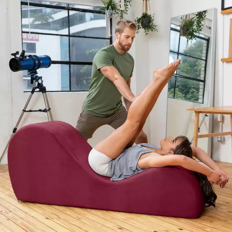 Ανάκλιντρο Yoga Avana Sleek - Κατασκευασμένο στις ΗΠΑ - Ιδανικό για διατάσεις, χαλάρωση, άσκηση και πολλά άλλα, 60 Β x 18 Π x 26 Υ ίντσες, Ανοιχτό Γκρι