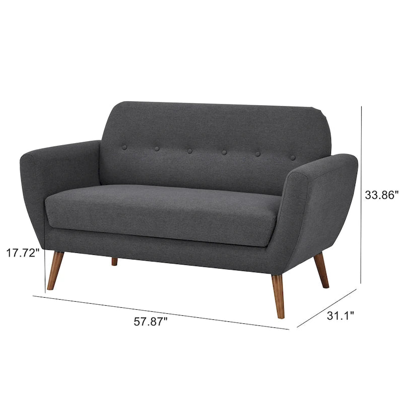 Καναπέ Loveseat Carson Carrington Maglo με ταπετσαρία