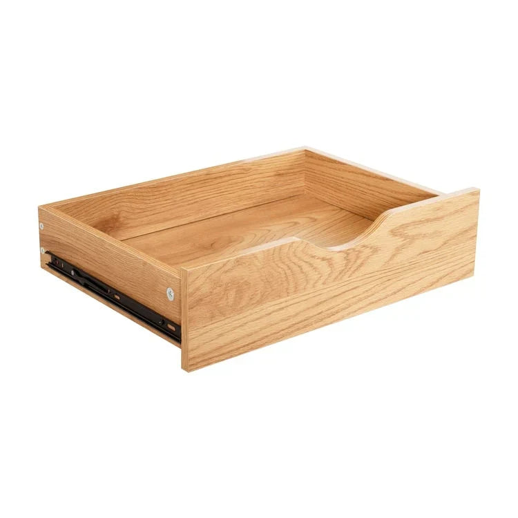 Narrow Wooden 9-Drawer Cabinet with Smooth-Glide Drawers and Top Storage Shelf