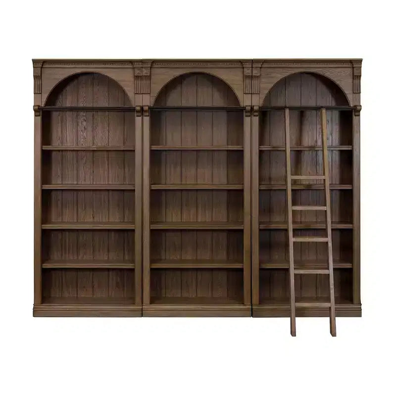 Βιβλιοθήκη τοίχου 94 ιντσών, Συλλογή Stratton Καφέ - Martin Furniture