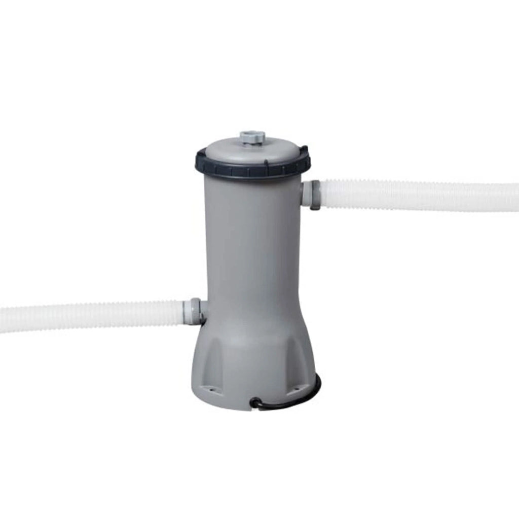 Στρογγυλή υπέργεια πισίνα Bestway Steel Pro MAX με αντλία και κάλυμμα