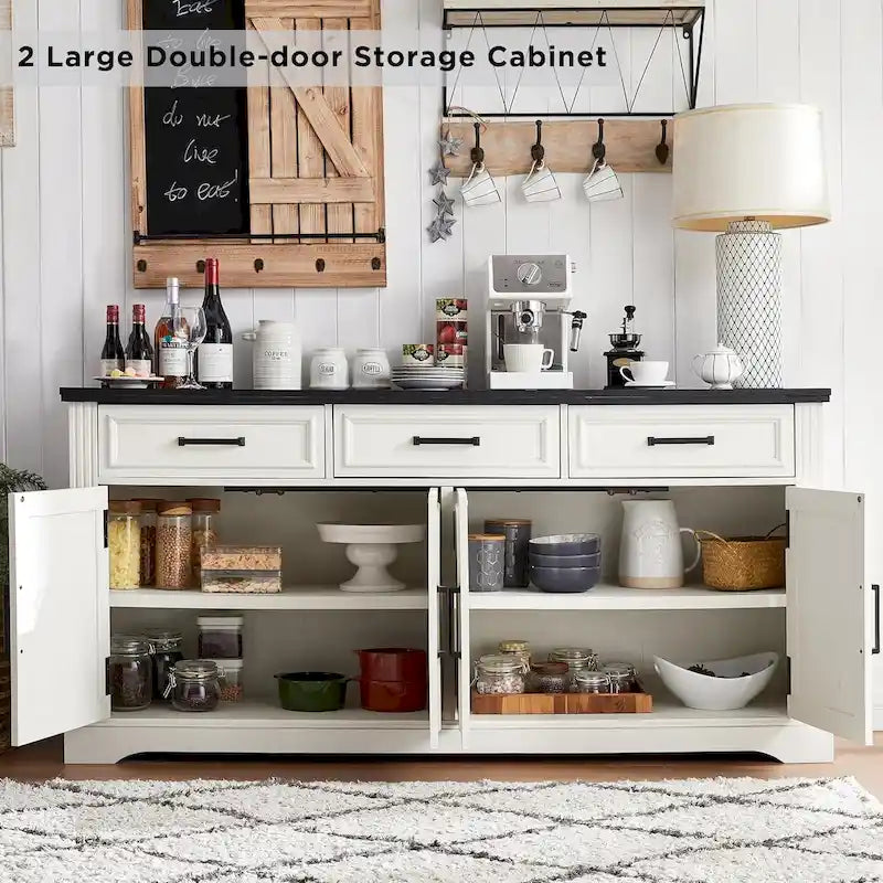 Μπουφές Φάρμας, Έπιπλο Καφέ και Κρασιού για Τραπεζαρία - N/A
