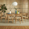 Σετ τραπεζαρίας Norwegian Danish Oak Tapered από την iNSPIRE Q Modern