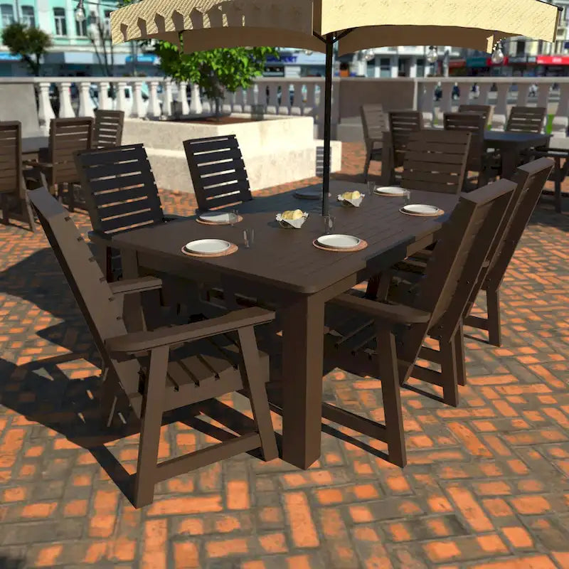 HIGHWOOD PROFESSIONAL 7- Piece Outdoor Dining Set 42x72