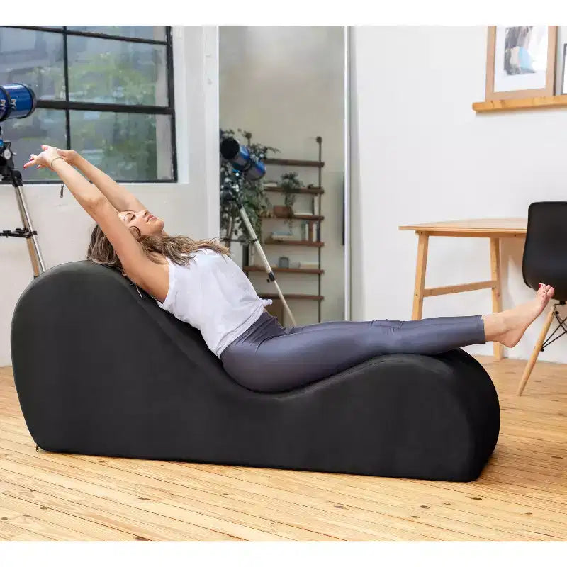 Ανάκλιντρο Yoga Avana Sleek - Κατασκευασμένο στις ΗΠΑ - Ιδανικό για διατάσεις, χαλάρωση, άσκηση και πολλά άλλα, 60 Β x 18 Π x 26 Υ ίντσες, Ανοιχτό Γκρι