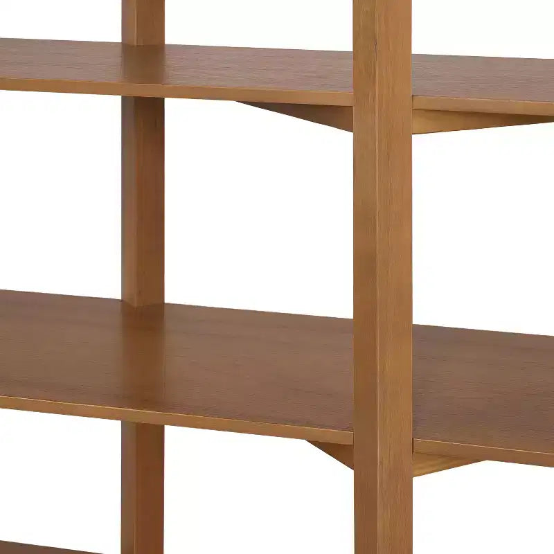 Ράφι Βιβλιοθήκη Christopher Knight Home Elliot Modern Wood 6 Επιπέδων Ανοιχτής Αποθήκευσης