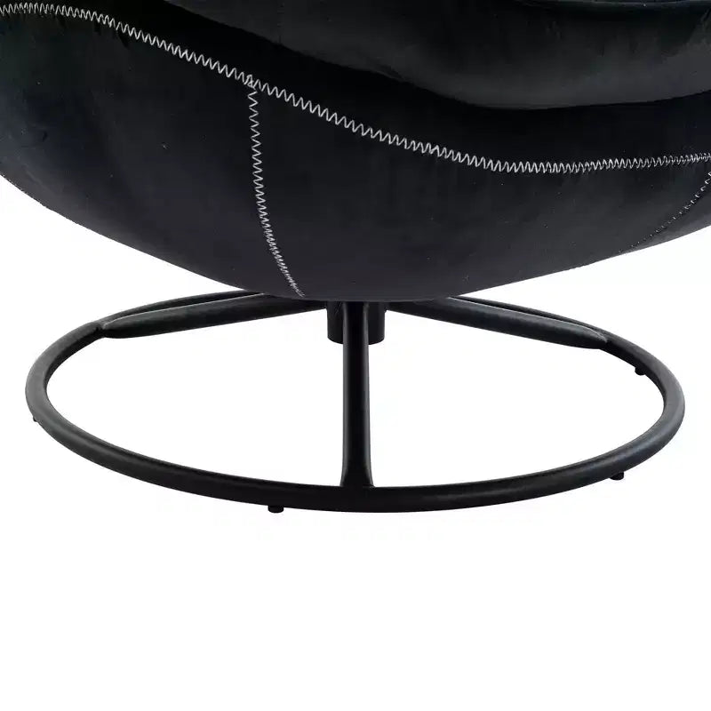 Πολυθρόνα Velvet Accent Okak με υποπόδιο, μοντέρνα πολυθρόνα σαλονιού χωρίς μπράτσα σε στυλ Mid-Century, μαλακή και άνετη πολυθρόνα για παρακολούθηση τηλεόρασης, gaming