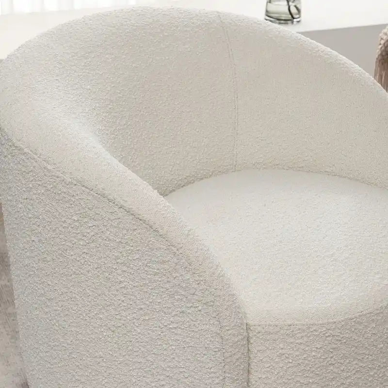 KINWELL Πολυθρόνα Barrel με περιστρεφόμενη βάση, 34" (Σετ των 2)