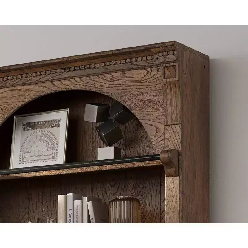 Βιβλιοθήκη τοίχου 94 ιντσών, Συλλογή Stratton Καφέ - Martin Furniture