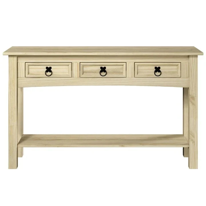 Ξύλινη Κονσόλα Τραπεζαρίας με 3 Συρτάρια Corona | Furniture Dash - N/A