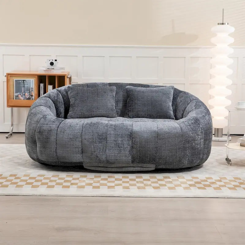 Πολυθρόνα Σακούλα Chenille Lazy Sofa