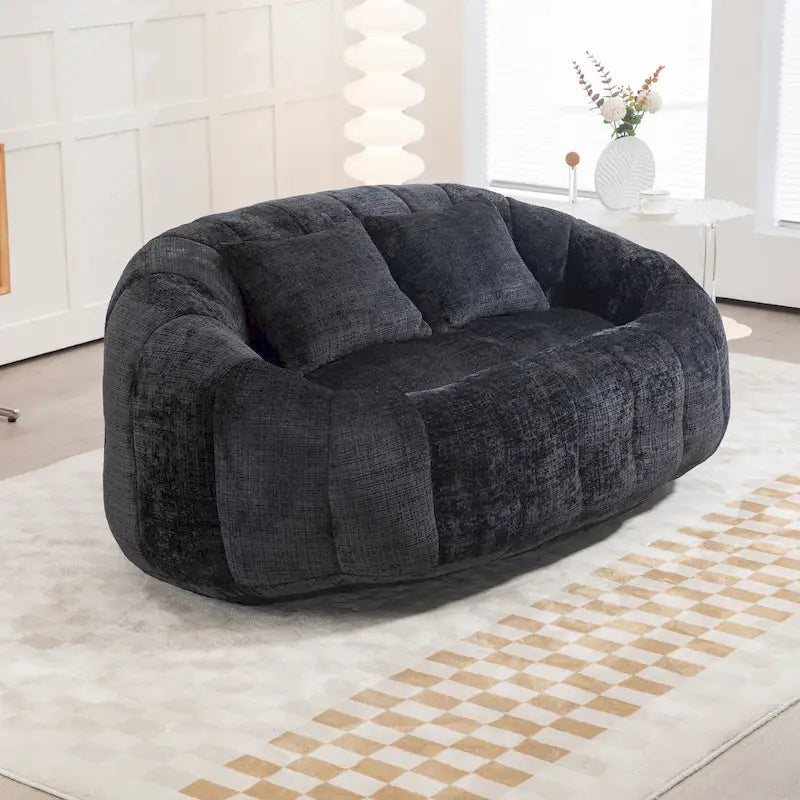 GDFStudio - Καναπές 2 Θέσεων Laurel Chenille Lazy με Αφρό Υψηλής Πυκνότητας και Υπερμεγέθη Άνεση